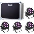 Cameo ROOT PAR 4 7 x 4 W RGBW 4er Set + Hardcase Thumbnail 1