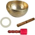 Klangschale 675-775g + Wollfilzring + Schlägel Set Thumbnail 1
