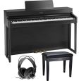 Roland HP702-CH Digitalpiano + Roland Klavierbank + Kopfhörer Thumbnail 1