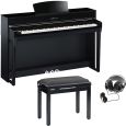 Yamaha CLP-735 PE Polished Black Digitalpianoset Thumbnail 1