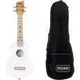 Loog Ukulele für Kinder weiß + KORN Gigbag f. Sopran-Ukulele Thumbnail 1