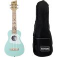 Loog Ukulele für Kinder grün + KORN Gigbag f. Sopran-Ukulele Thumbnail 1