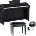 Yamaha CLP-725 B Black Digitalpiano + Pianobank + Kopfhörer Thumbnail 1
