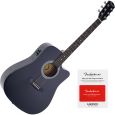 Fender Squier SA-105CE Black Westerngitarre + Fender Online-Lernprogramm Thumbnail 1