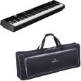 NUX NPK-20 Digitalpiano Schwarz + Soundsation SB88 Keyboardtasche mit Seitenfach Thumbnail 1