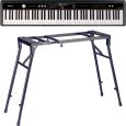 NUX NPK-20 Digitalpiano Schwarz + Classic X-Keyboardständer höhenverstellbar Thumbnail 1