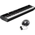 NUX NPK-20 Digitalpiano Schwarz + KORN DK-880 Studiokopfhörer Thumbnail 1
