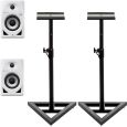Pioneer DJ DM-40D-W Weiß Studiomonitor Stativ Set Thumbnail 1