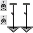 Pioneer DJ DM-50D Weiß Studiomonitor Stativ Set Thumbnail 1