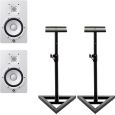 Yamaha HS7W weiß Studiomonitor Stativ Set Thumbnail 1