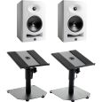 Kali Audio LP-6 2nd Wave Studio Monitor weiß Tischstativ Set Thumbnail 1