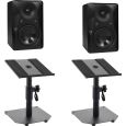 Mackie MR524 Studiomonitor Tischstativ Set Thumbnail 1