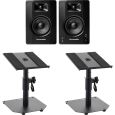 M-Audio BX4BT Paar Bluetooth Studiomonitore Tischstativ Set Thumbnail 1