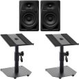 Pioneer DJ DM-40D-BT Schwarz Studiomonitor Tischstativ Set Thumbnail 1