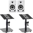Pioneer DJ DM-40D-BT-W Weiß Studiomonitor Tischstativ Set Thumbnail 1