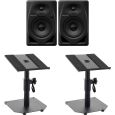 Pioneer DJ DM-50D-BT Schwarz Studiomonitor Tischstativ Set Thumbnail 1