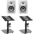 Pioneer DJ VM-50-W Weiß Studiomonitor Tischstativ Set Thumbnail 1