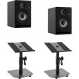 Prodipe Pro 5 V4 Mahagoni Studiomonitor Tischstativ Set Thumbnail 1