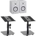 Yamaha HS3 WH B-Ware Studiomonitor Tischstativ Set Thumbnail 1