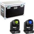EUROLITE LED TMH-B90 Moving-Head Beam 2er SET + Case Thumbnail 1