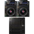 Pioneer DJ CDJ-3000 Doppelpack + DJM-V10-LF Long Fader DJ-Set Thumbnail 1