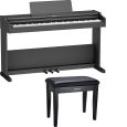 Roland RP107-BKX Digitalpiano + Roland RPB-100BK Klavierbank m. Aufbewahrung Thumbnail 1