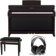 Yamaha CLP-835 R Rosewood Digitalpiano + Pianobank + Kopfhörer