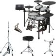 Roland TD-516 E-Drum Set + Fußmaschine + Snareständer + Hi-Hat Maschine + Hocker