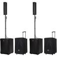 RCF EVOX J8 Stereo Set + Cover mit Rollen