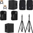 RCF 2.1 PA Set ART 712-A MK V + RCF SUB 705-AS MK III + Stative + Cover + Kabel