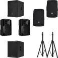 RCF 2.1 PA Set RCF ART 715-A MK V + RCF SUB 708-AS MK III + Cover + Stative Thumbnail 1
