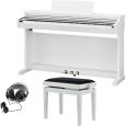 Kawai CX202W Weiß Digitalpiano + Pianobank + Kopfhörer Thumbnail 1