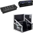 KORN DJ Basic Rack Set - DJ Mixer + Doppel CD Player + Winkelrack