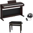 Yamaha YDP-146 R Rosenholz Digitalpiano + Bank + Kopfhörer Set
