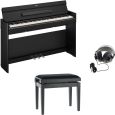 Yamaha YDP-S56 B Schwarz Digitalpiano + Bank + Kopfhörer Set