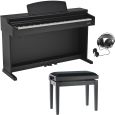 Gewa DP 520 Digitalpiano black + Pianobank + Kopfhörer