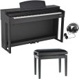 Gewa UP 540 Digitalpiano black + Pianobank + Kopfhörer