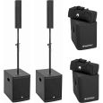 OMNITRONIC ROD-1043 Aktives Säulensystem Doppelpack + ROD-1043 Cover Set