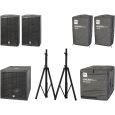 HK Audio 2.1 PA Set Linear 5 MKII 112 XA + Linear 5 MK II Sub A + Stativ + Cover