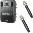 Mipro MA-505 R2 Akku-PA-System 823–832 MHz mit Doppelempfänger + 2x Funkmikrofon