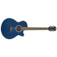 STAGG Westerngitarre SW206CE, transparent blue Thumbnail 1