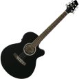 STAGG Elektroakustische Folk-Gitarre SW206CETU Black Thumbnail 1