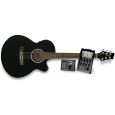 STAGG Elektroakustische Folk-Gitarre SW206CETU Black Thumbnail 2