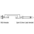 DAP Cinch female / Klinke 6,3mm male Thumbnail 3