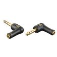 DAP 3p mini-Jack F/ 3p Jack M 90° adapter Thumbnail 1