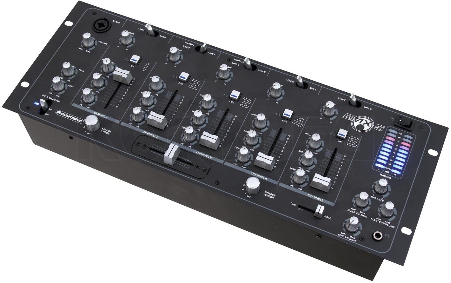 OMNITRONIC EMX5 19 Zoll 5Kanal ClubMixer