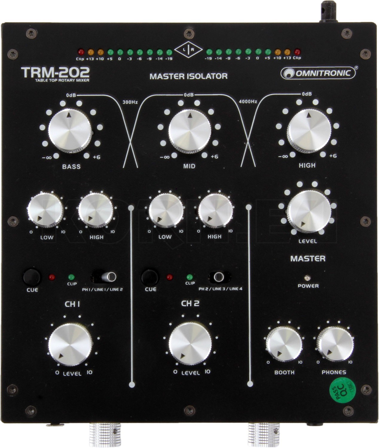 OMNITRONIC TRM202 2Kanal RotaryMixer Musikhaus