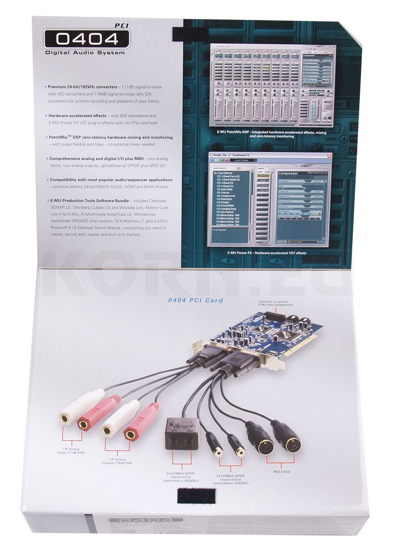 Emu 0404 pci обзор