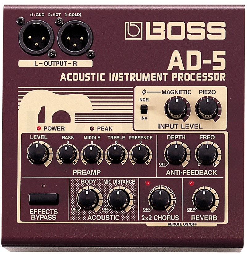 BOSS アコースティック プロセッサー AD-5 - ギター