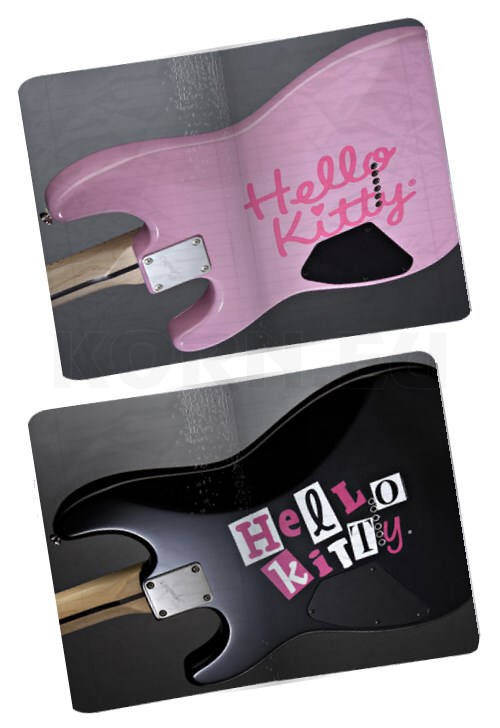 Squier Hello Kitty Black by Fender 売上特価 - www.woodpreneurlife.com